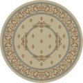 Concord Global Trading Concord Global 63120 5 ft. 3 in. Jewel F.Lys Medallion - Round; Ivory 63120